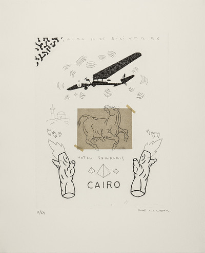 Fernando Bellver | Carpeta Los apuntes del viajero. Hotel Semiramis El Cairo