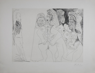 Pablo Picasso | Sin títuo  (Georges Bloch 1944)