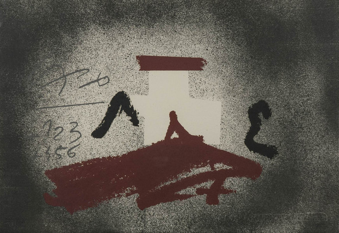 Antoni Tàpies | Croix blanche