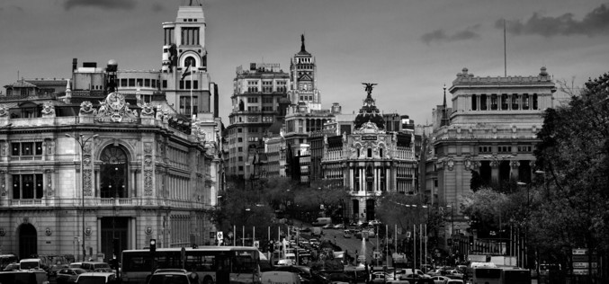Leticia Felgueroso | Vista de Madrid en blanco y negro