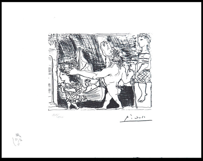 Pablo Picasso | 223 Minotaure aveugle guidépar une fillette, II