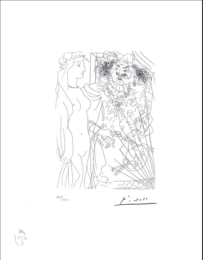Pablo Picasso | 214 Rembrandt et Femme au Voile