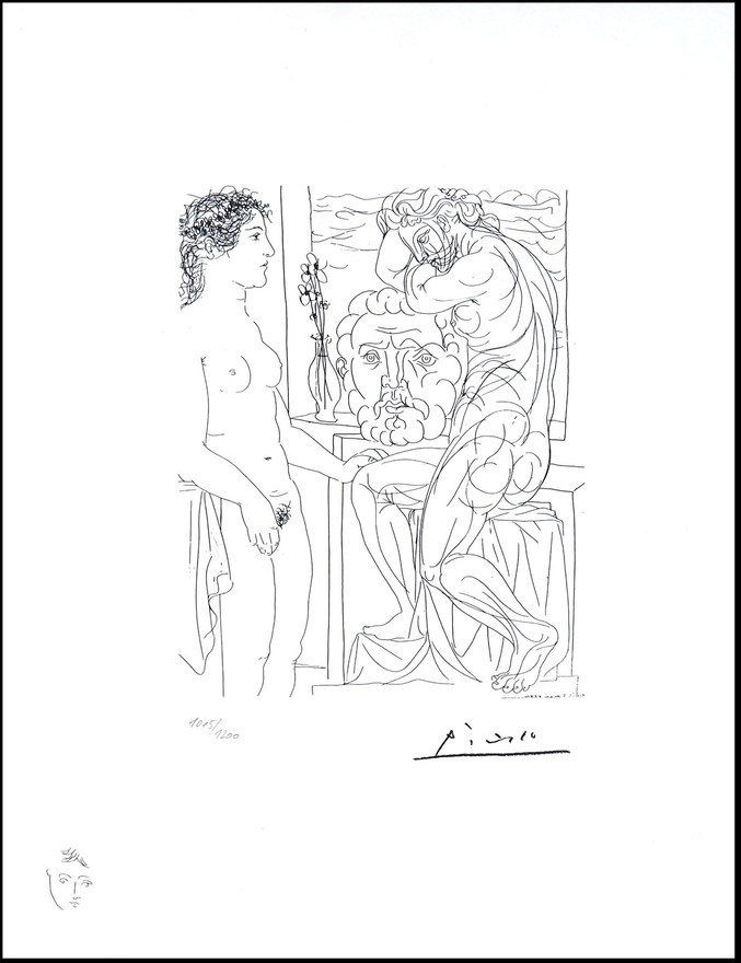 Pablo Picasso | 185 Modèle nu et sculptures Pablo Picasso | 185 Modèle nu et sculptures