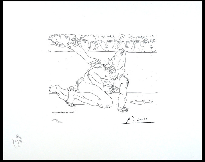 Pablo Picasso | 198 Minotaure mourant