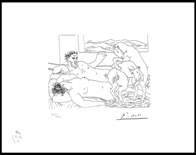 Pablo Picasso | 173 Le repos du Sculpteur, III