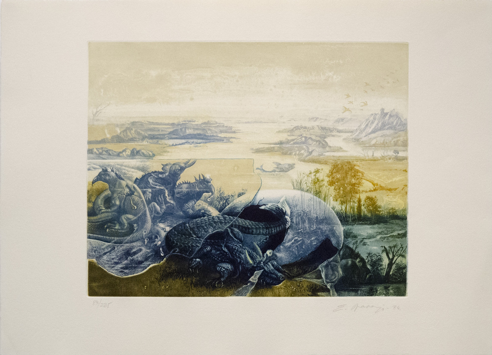 Obra de Eduardo Naranjo, La Creación del Quinto Día (1984