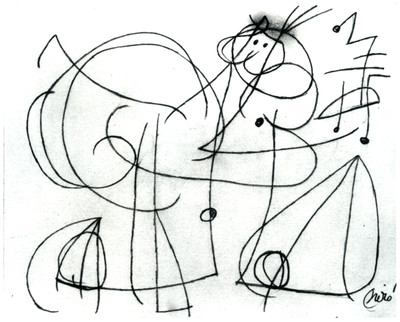 Joan Miró | Femme, oiseaux