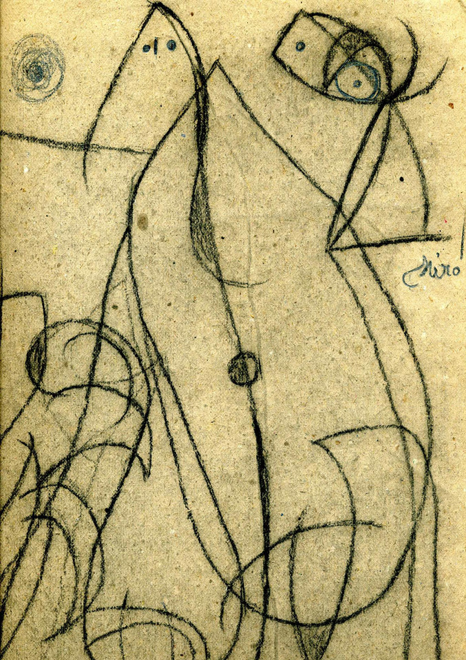 Joan Miró | Femme, oiseaux